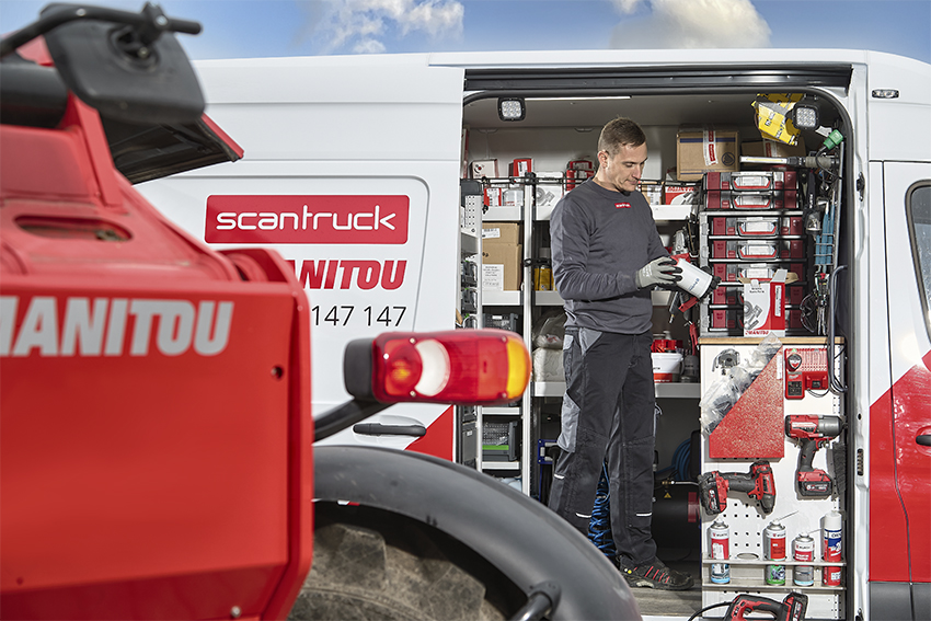 Scantruck A/S har endnu engang forøget sin afdeling af servicemontører, der nu har rundet 50. En af de senest ansatte er 30-årige Andreas Hammer.